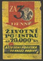 Za 3 koruny denně